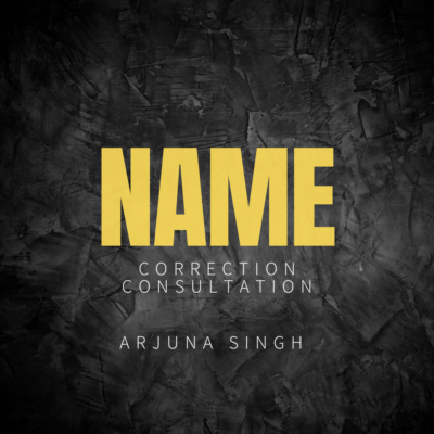 Name Correction Consultation